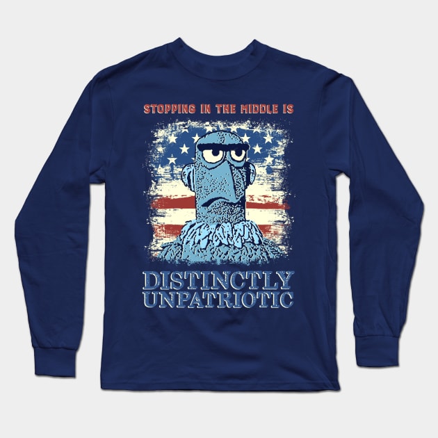 Distinctly Unpatriotic Long Sleeve T-Shirt by onarolltees